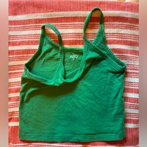 ARQ cropped tank, Verdant, sz small